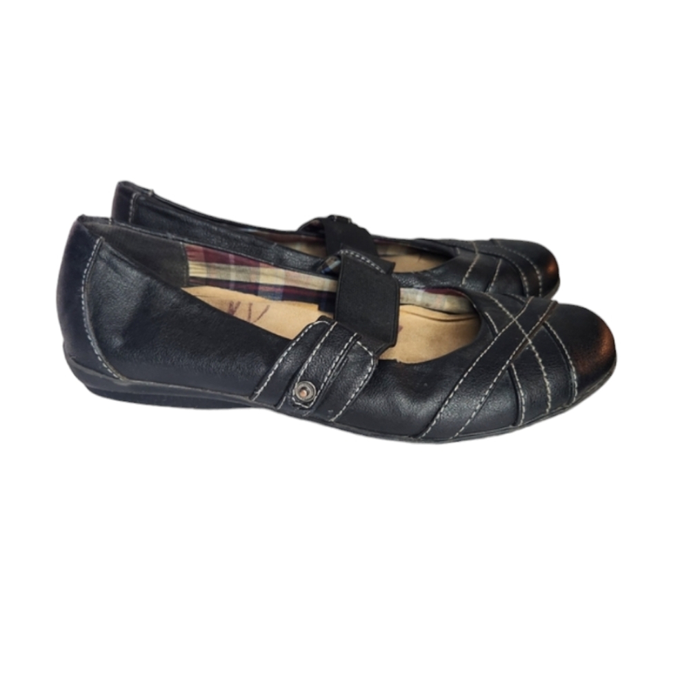 Jellypop stitches Mary Jane Flats Sz 7